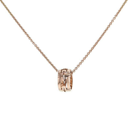 [⭐Glow]PARENTESI NECKLACE PINK GOLD