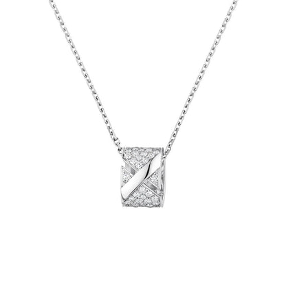 [⭐Glow]LIENS EVIDENCE DIAMOND PAVED NECKLACE