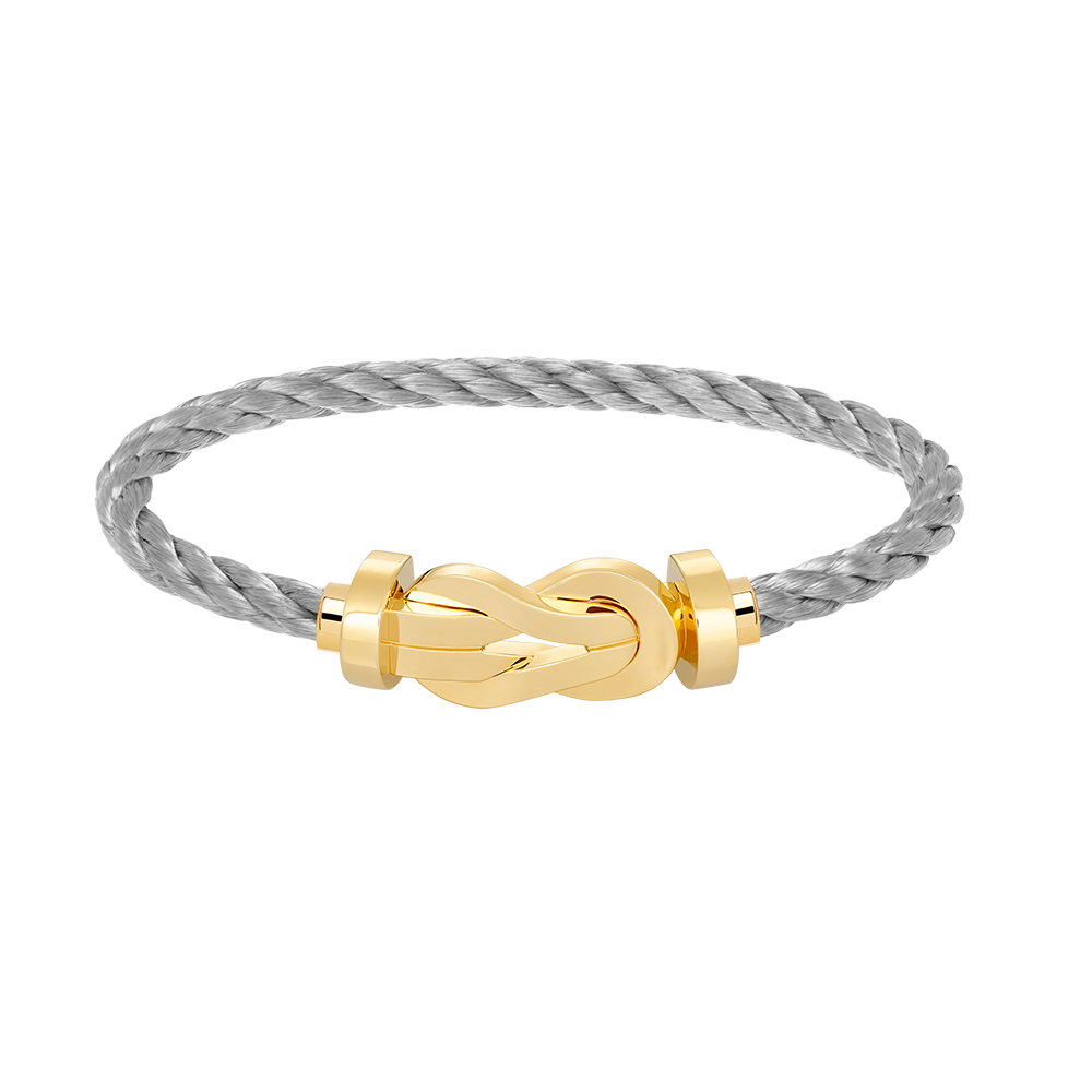 [⭐Glow]CHANCE LARGE 8 FIGURE BUCKLE NO DIAMOND BRACELET GOLD