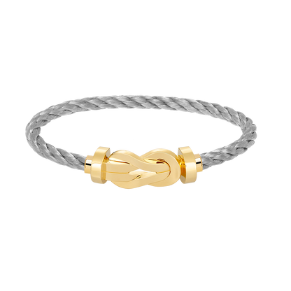 [⭐Glow]CHANCE LARGE 8 FIGURE BUCKLE NO DIAMOND BRACELET GOLD