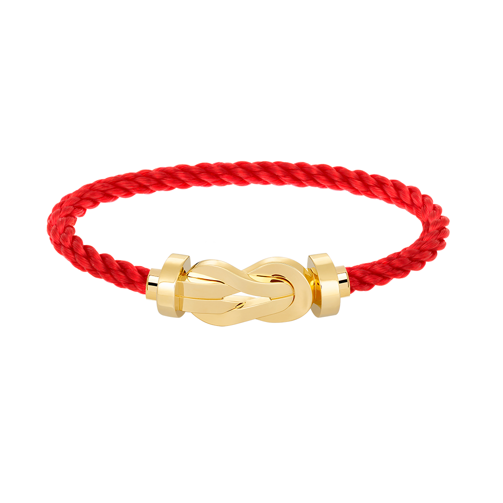 [⭐Glow]CHANCE LARGE 8 FIGURE BUCKLE NO DIAMOND BRACELET GOLD