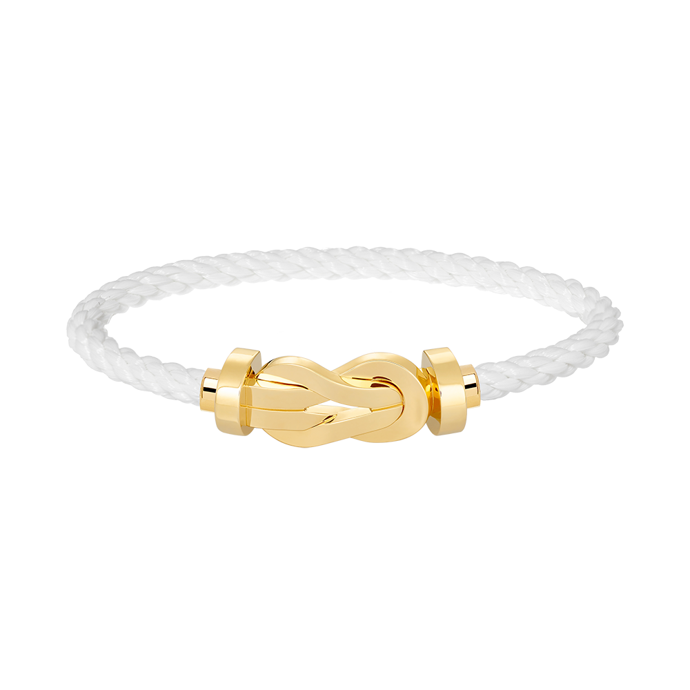 [⭐Glow]CHANCE LARGE 8 FIGURE BUCKLE NO DIAMOND BRACELET GOLD