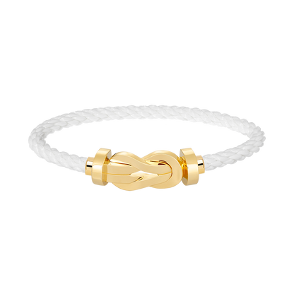 [⭐Glow]CHANCE LARGE 8 FIGURE BUCKLE NO DIAMOND BRACELET GOLD