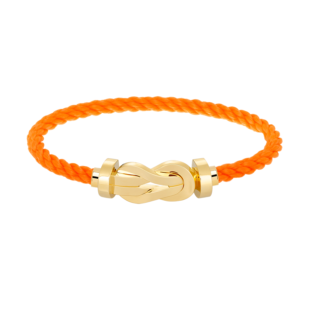 [⭐Glow]CHANCE LARGE 8 FIGURE BUCKLE NO DIAMOND BRACELET GOLD