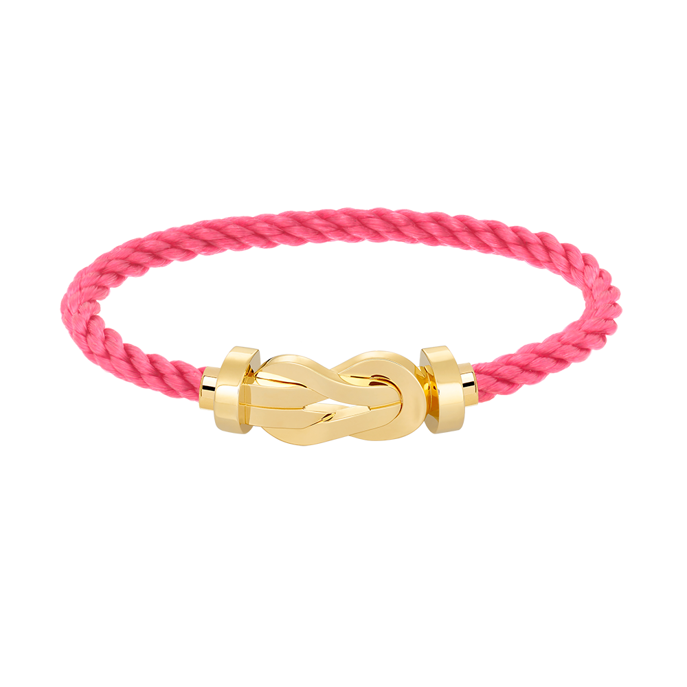 [⭐Glow]CHANCE LARGE 8 FIGURE BUCKLE NO DIAMOND BRACELET GOLD