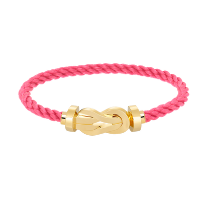 [⭐Glow]CHANCE LARGE 8 FIGURE BUCKLE NO DIAMOND BRACELET GOLD