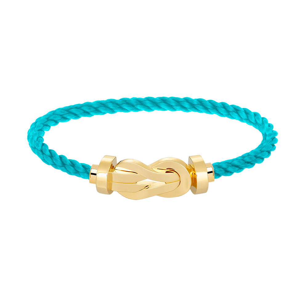 [⭐Glow]CHANCE LARGE 8 FIGURE BUCKLE NO DIAMOND BRACELET GOLD