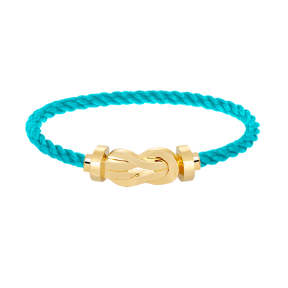 [⭐Glow]CHANCE LARGE 8 FIGURE BUCKLE NO DIAMOND BRACELET GOLD