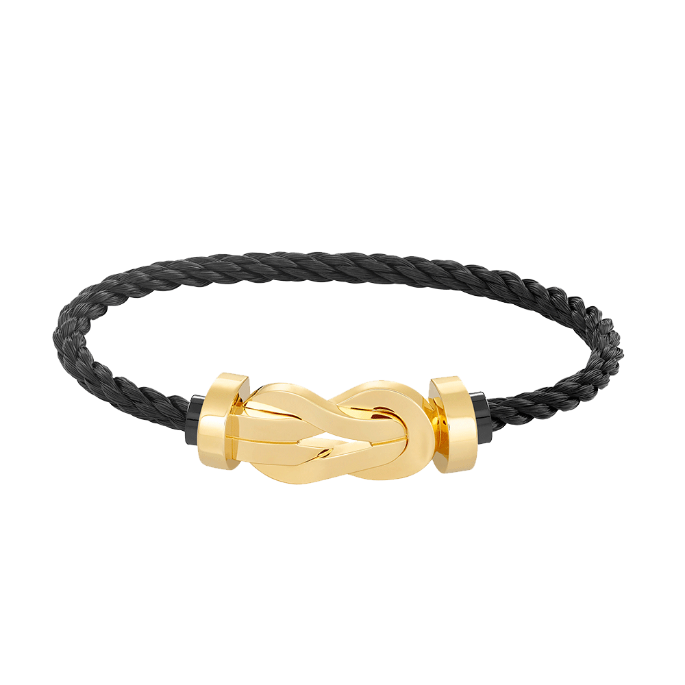 [⭐Glow]CHANCE LARGE 8 FIGURE BUCKLE NO DIAMOND BRACELET GOLD