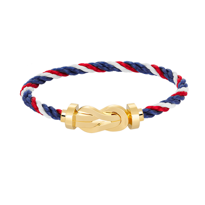 [⭐Glow]CHANCE LARGE 8 FIGURE BUCKLE NO DIAMOND BRACELET GOLD