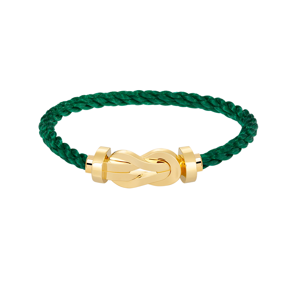 [⭐Glow]CHANCE LARGE 8 FIGURE BUCKLE NO DIAMOND BRACELET GOLD