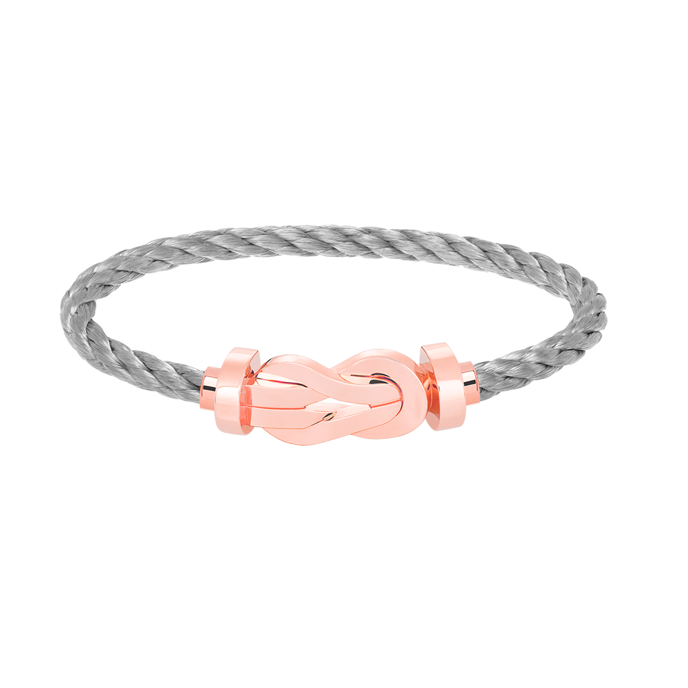 [⭐Glow]CHANCE LARGE 8 FIGURE BUCKLE NO DIAMOND BRACELET ROSE GOLD