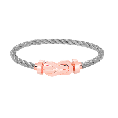 [⭐Glow]CHANCE LARGE 8 FIGURE BUCKLE NO DIAMOND BRACELET ROSE GOLD