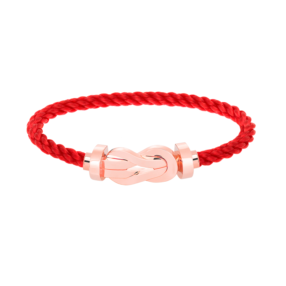 [⭐Glow]CHANCE LARGE 8 FIGURE BUCKLE NO DIAMOND BRACELET ROSE GOLD