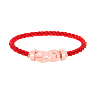 [⭐Glow]CHANCE LARGE 8 FIGURE BUCKLE NO DIAMOND BRACELET ROSE GOLD