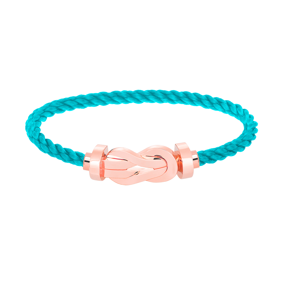 [⭐Glow]CHANCE LARGE 8 FIGURE BUCKLE NO DIAMOND BRACELET ROSE GOLD