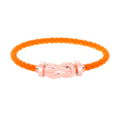 [⭐Glow]CHANCE LARGE 8 FIGURE BUCKLE NO DIAMOND BRACELET ROSE GOLD