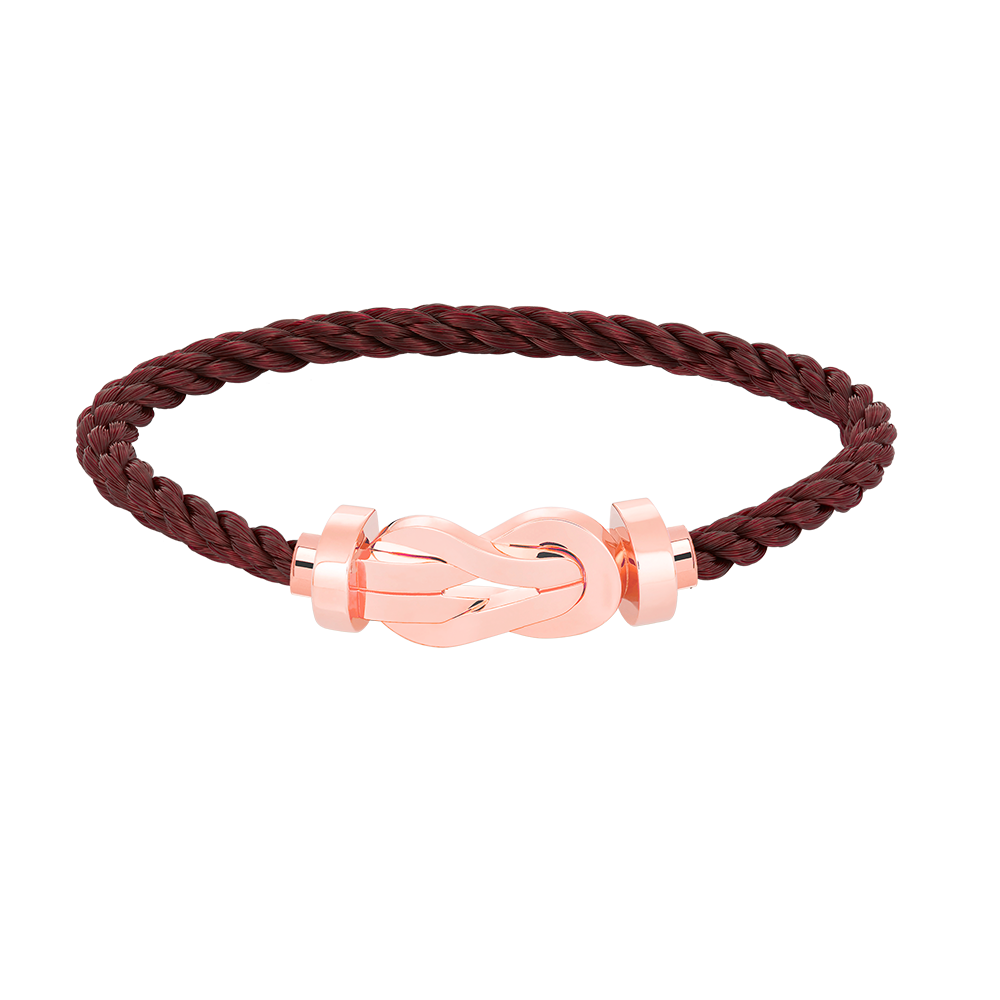 [⭐Glow]CHANCE LARGE 8 FIGURE BUCKLE NO DIAMOND BRACELET ROSE GOLD