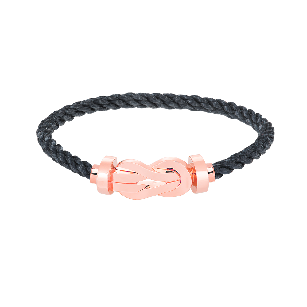 [⭐Glow]CHANCE LARGE 8 FIGURE BUCKLE NO DIAMOND BRACELET ROSE GOLD