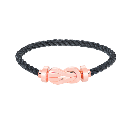 [⭐Glow]CHANCE LARGE 8 FIGURE BUCKLE NO DIAMOND BRACELET ROSE GOLD