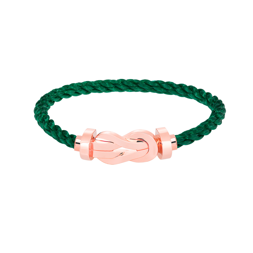[⭐Glow]CHANCE LARGE 8 FIGURE BUCKLE NO DIAMOND BRACELET ROSE GOLD