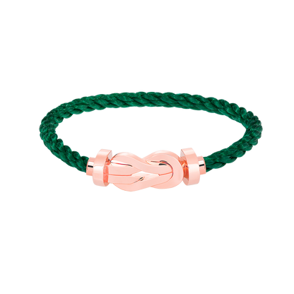 [⭐Glow]CHANCE LARGE 8 FIGURE BUCKLE NO DIAMOND BRACELET ROSE GOLD
