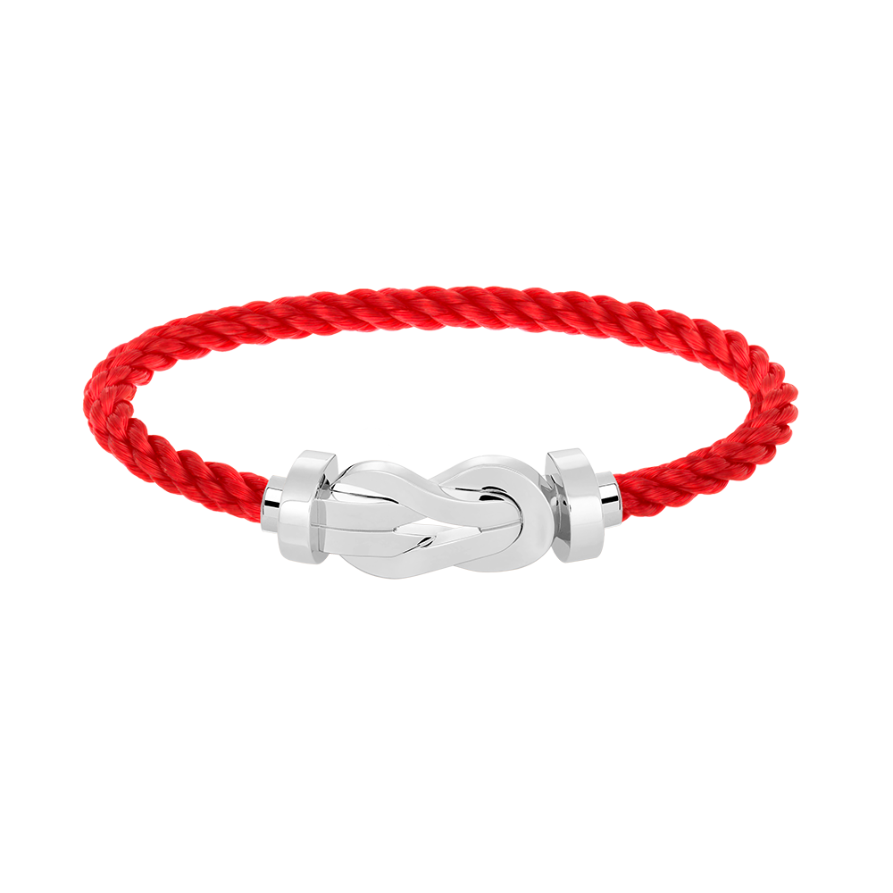 [⭐Glow]CHANCE LARGE 8 FIGURE BUCKLE NO DIAMOND BRACELET SILVER