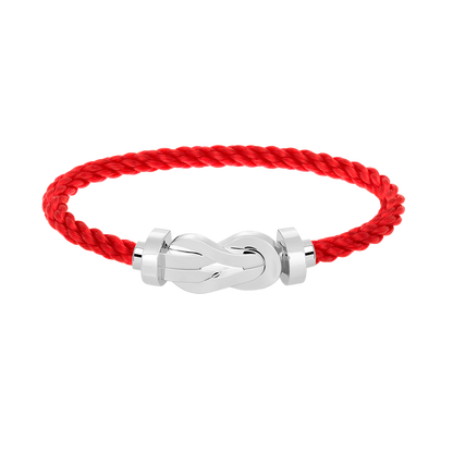 [⭐Glow]CHANCE LARGE 8 FIGURE BUCKLE NO DIAMOND BRACELET SILVER