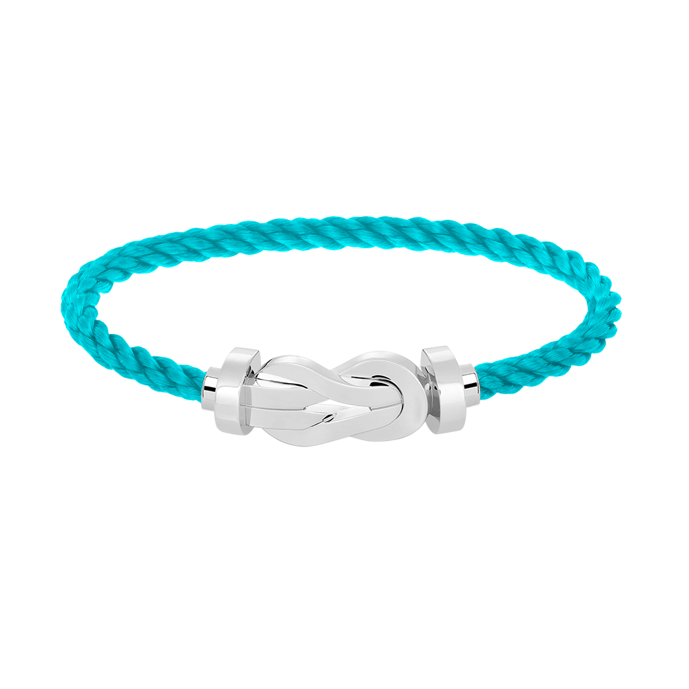 [⭐Glow]CHANCE LARGE 8 FIGURE BUCKLE NO DIAMOND BRACELET SILVER