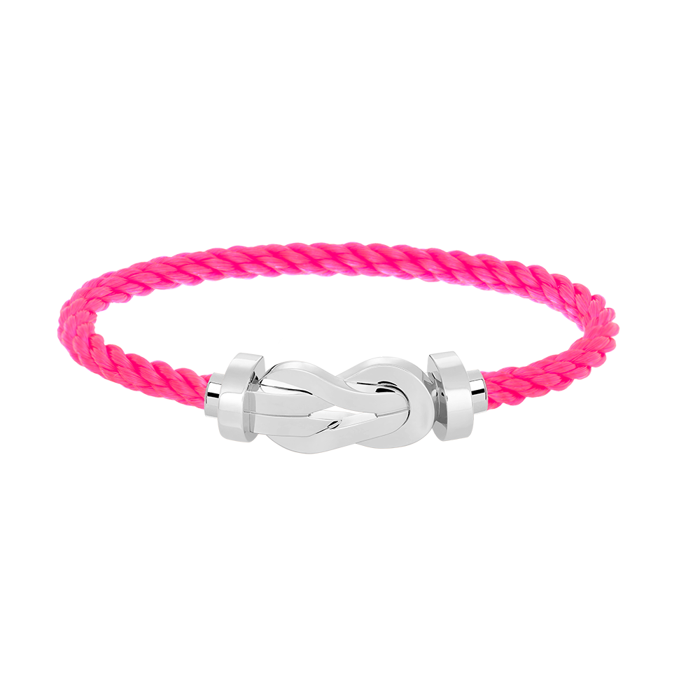 [⭐Glow]CHANCE LARGE 8 FIGURE BUCKLE NO DIAMOND BRACELET SILVER