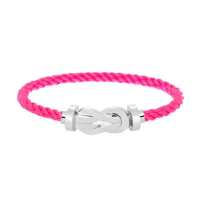 [⭐Glow]CHANCE LARGE 8 FIGURE BUCKLE NO DIAMOND BRACELET SILVER
