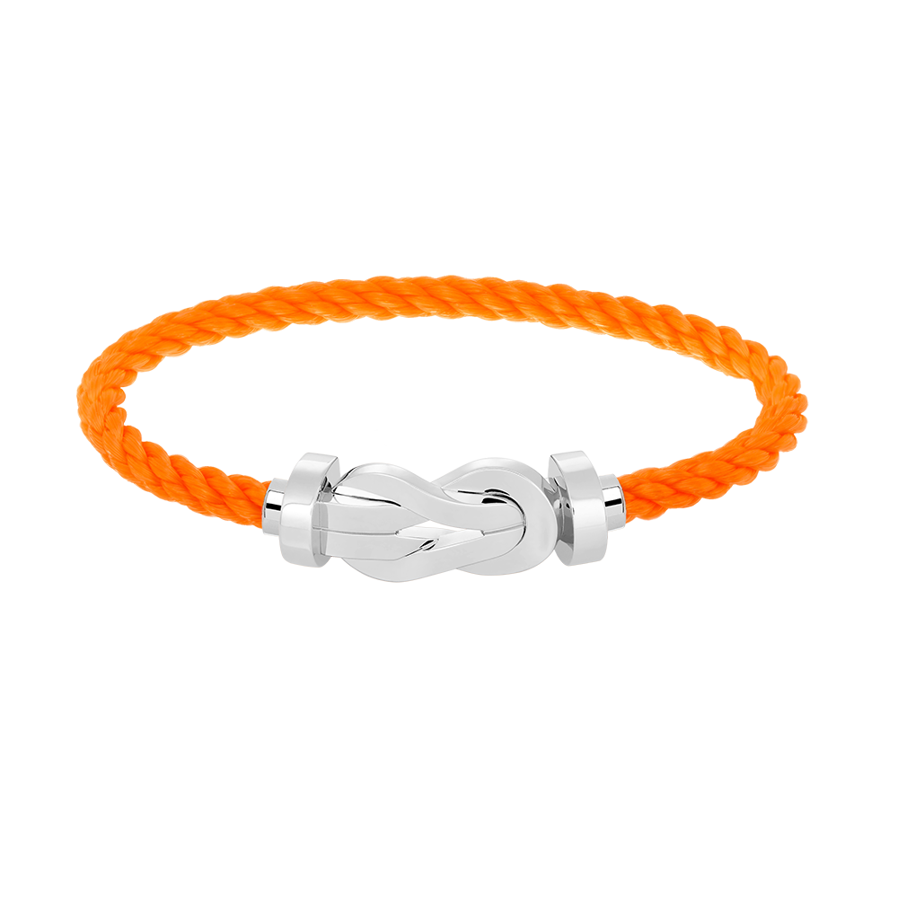 [⭐Glow]CHANCE LARGE 8 FIGURE BUCKLE NO DIAMOND BRACELET SILVER