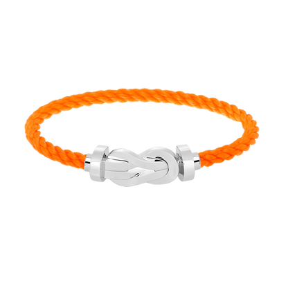 [⭐Glow]CHANCE LARGE 8 FIGURE BUCKLE NO DIAMOND BRACELET SILVER