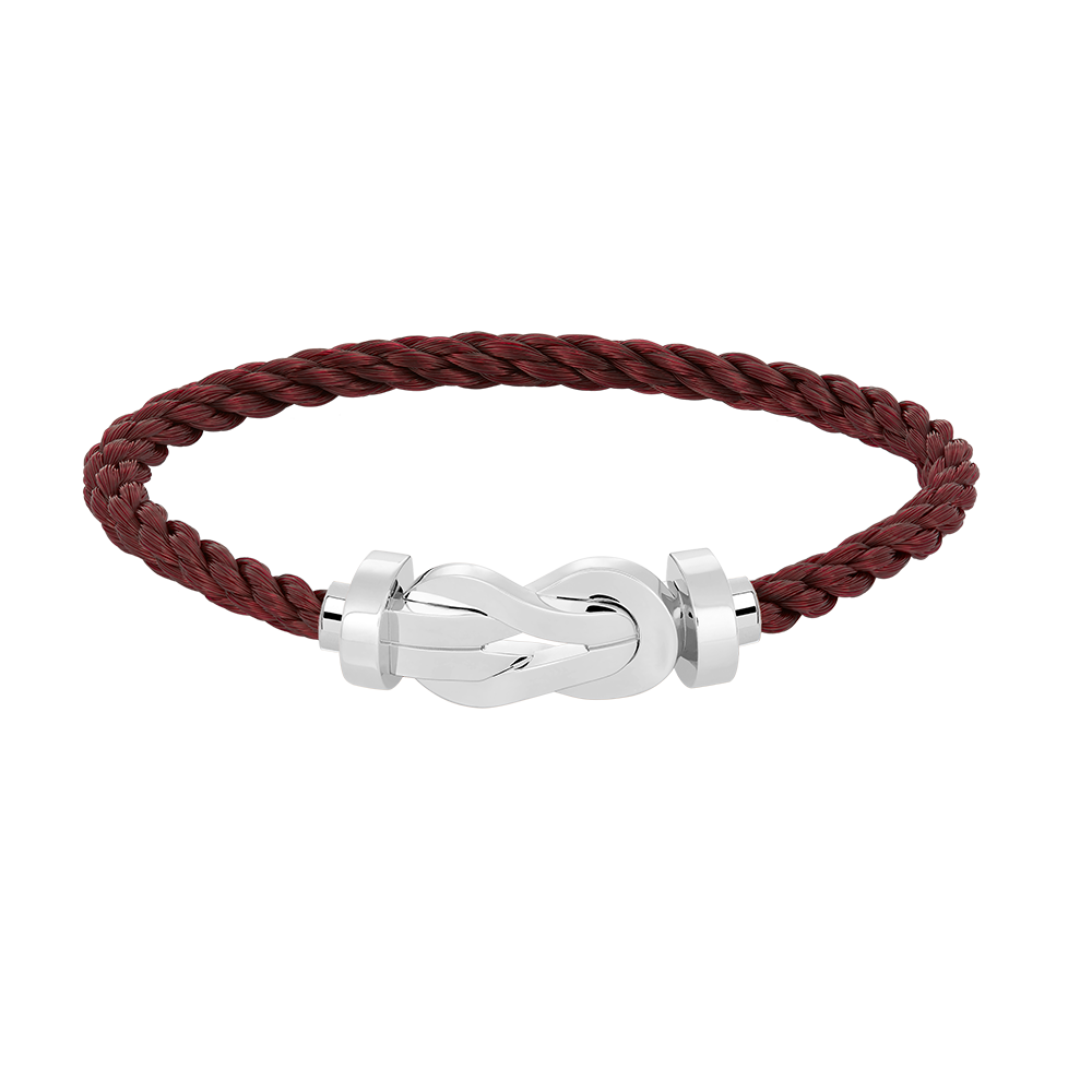 [⭐Glow]CHANCE LARGE 8 FIGURE BUCKLE NO DIAMOND BRACELET SILVER