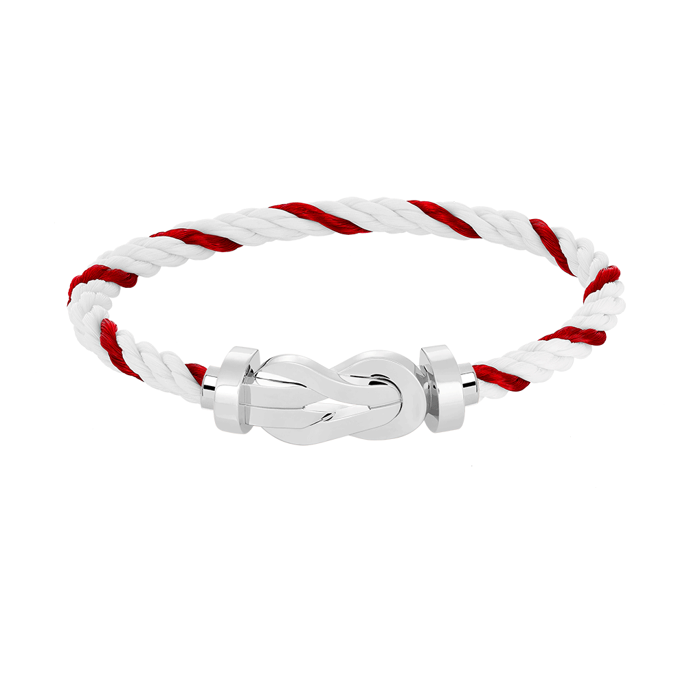 [⭐Glow]CHANCE LARGE 8 FIGURE BUCKLE NO DIAMOND BRACELET SILVER
