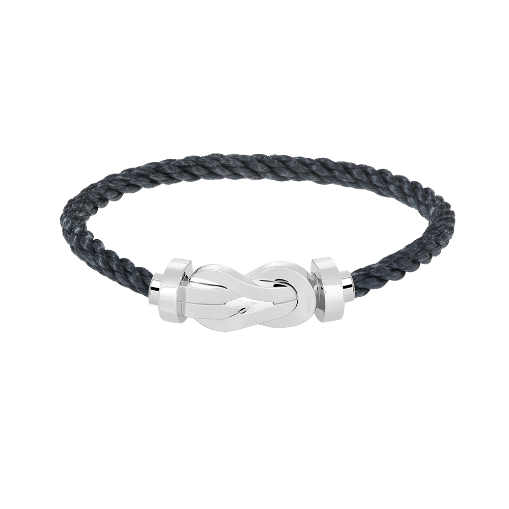 [⭐Glow]CHANCE LARGE 8 FIGURE BUCKLE NO DIAMOND BRACELET SILVER