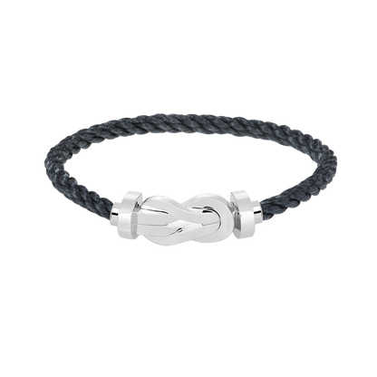 [⭐Glow]CHANCE LARGE 8 FIGURE BUCKLE NO DIAMOND BRACELET SILVER