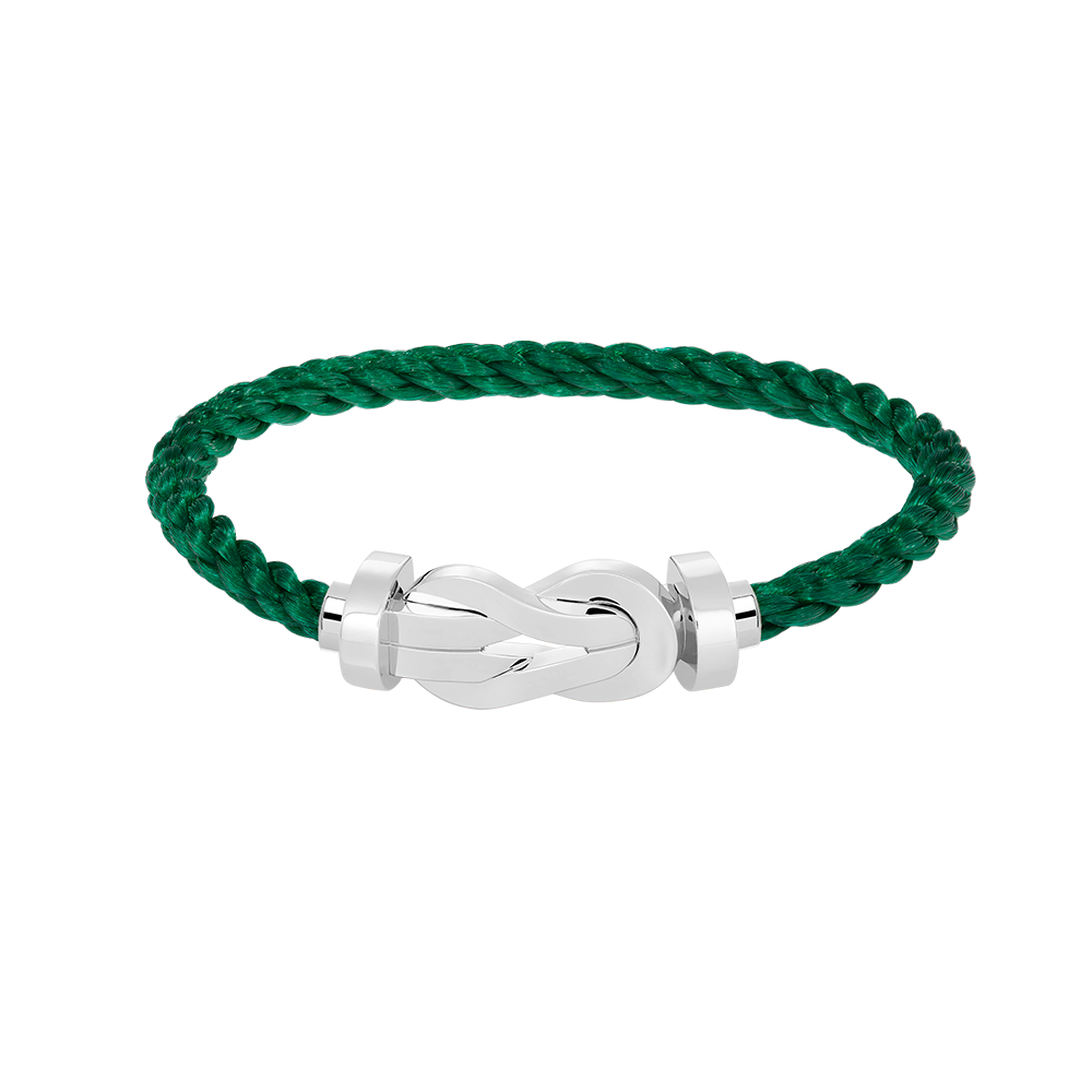 [⭐Glow]CHANCE LARGE 8 FIGURE BUCKLE NO DIAMOND BRACELET SILVER