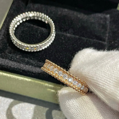 [⭐Glow]PERLEE DIAMOND SILVER RING