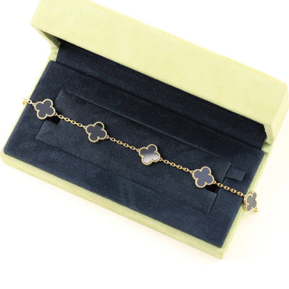 [⭐Glow] CLOVER 5 MOTIF ONYXS BRACELET COLLECTION