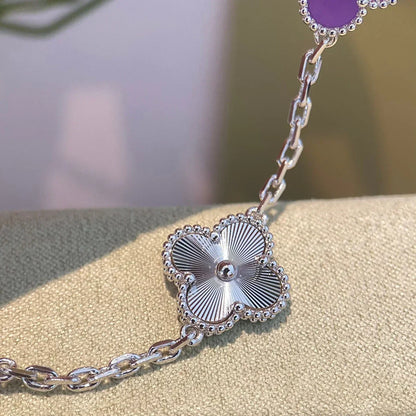 [⭐Glow] CLOVER 5 MOTIF VIOLET BRACELET COLLECTION