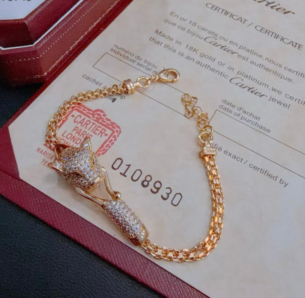 [⭐Glow Jewelry] PANTHERE  BRACELET DIAMONDS