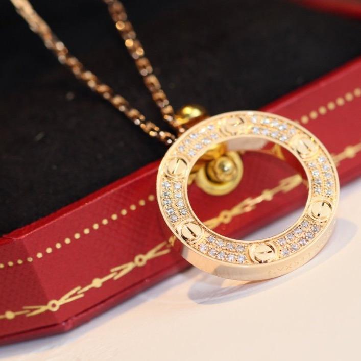[⭐Glow]LOVE NECKLACE ADJUSTABLE ROSE GOLD