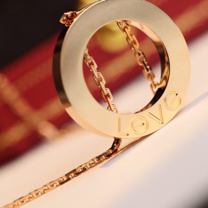 [⭐Glow]LOVE NECKLACE ADJUSTABLE ROSE GOLD