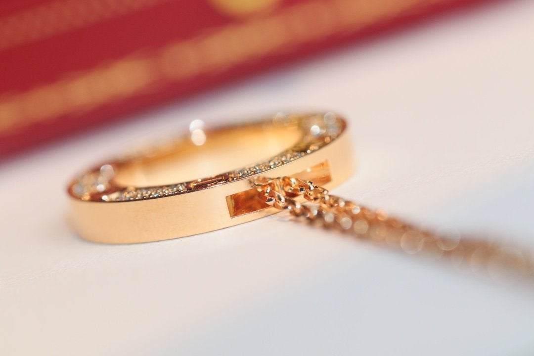 [⭐Glow]LOVE NECKLACE ADJUSTABLE ROSE GOLD