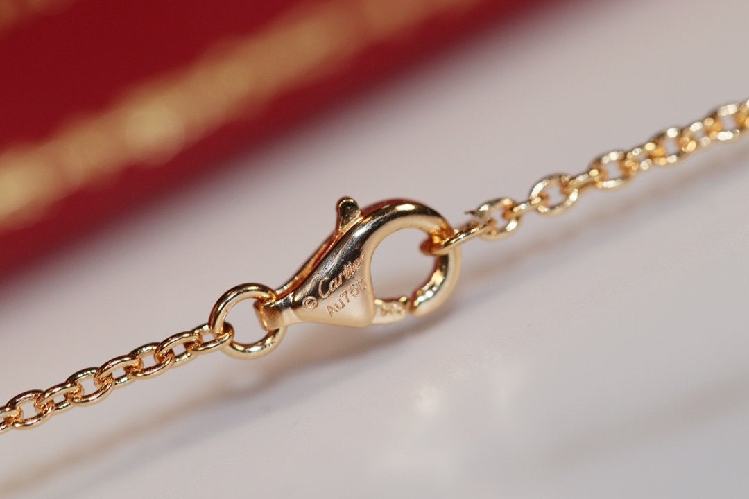 [⭐Glow]LOVE NECKLACE PINK GOLD AND SILVER