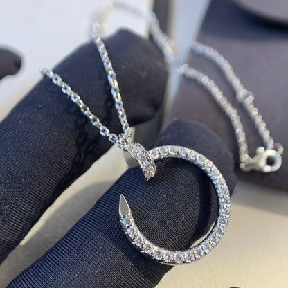 [⭐Glow]JUSTE NECKLACE SILVER DIAMONDS