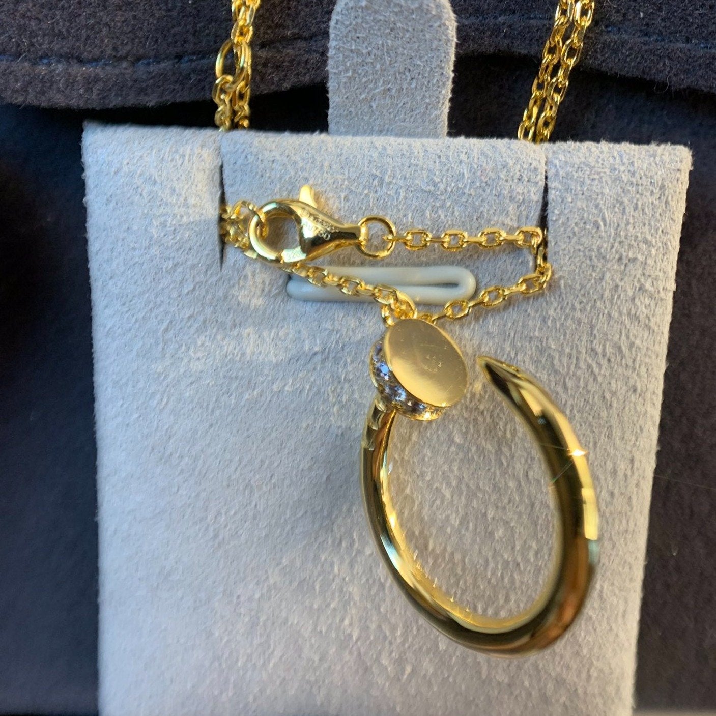 [⭐Glow]JUSTE NECKLACE GOLD DIAMONDS