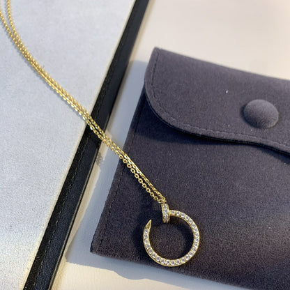 [⭐Glow]JUSTE NECKLACE GOLD DIAMONDS