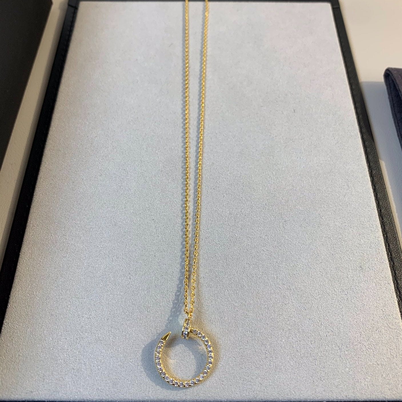 [⭐Glow]JUSTE NECKLACE GOLD DIAMONDS